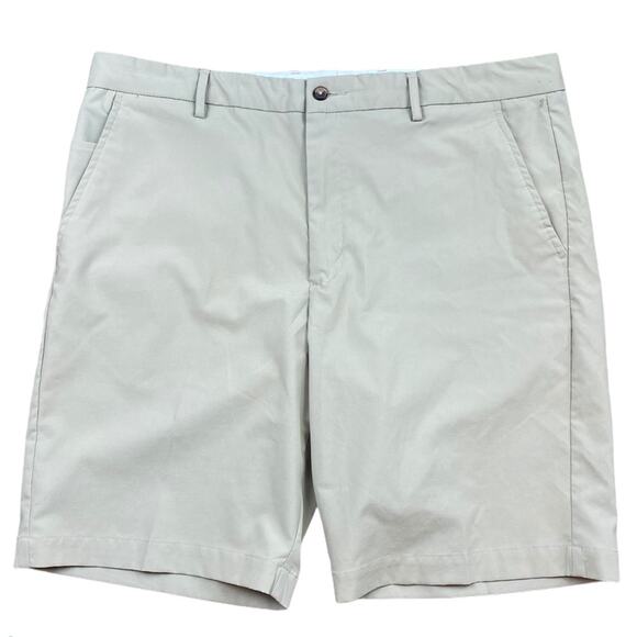 Greg Norman Chino Golf Shorts Sz 36 Tan - Picture 1 of 5